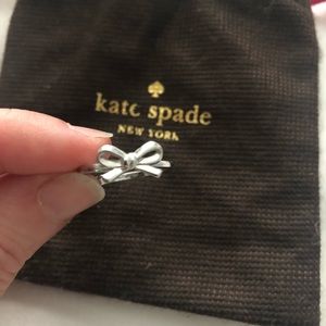 Kate Spade Silver Bow Ring